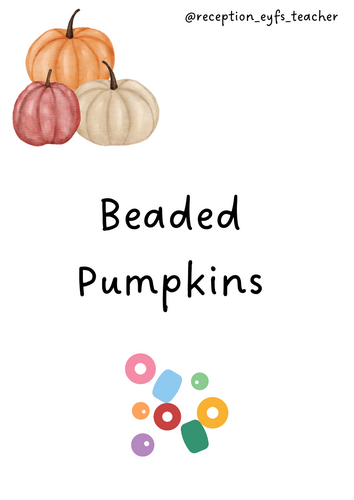 Beaded pumpkins