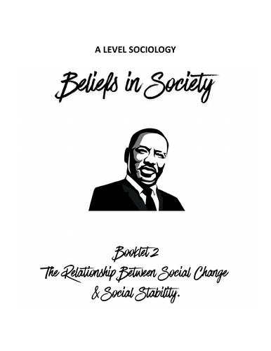 AQA Sociology - Beliefs Booklet (2) Religion and Social Change