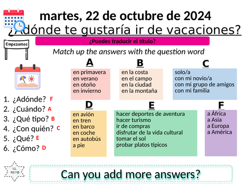 En ruta, new GCSE, AQA