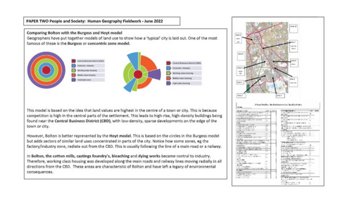 GCSE Geography OCR B Paper 2 Grade 9 Revision Notes - Fieldwork