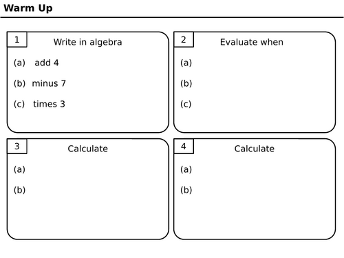 Functions Machines