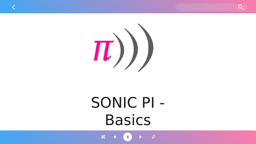 Sonic Pi SOW