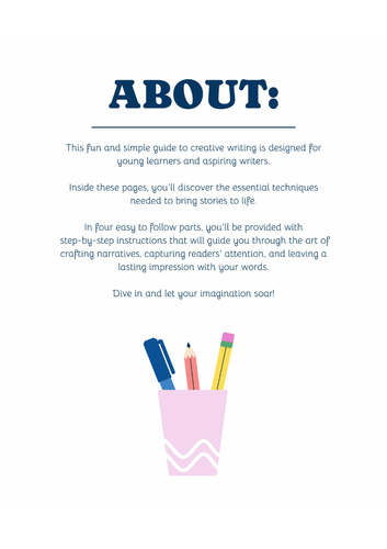 Creative Writing Activity Book