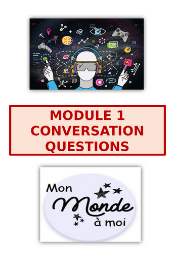 Edexcel GCSE French  HL (2024)  Module 1 Conversation questions, prompts and model answers