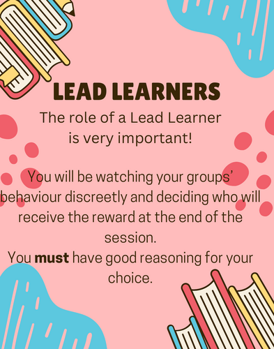 Lead Learner Behaviour Management Tool