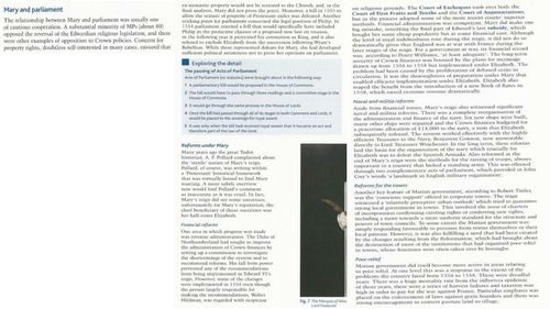 AQA A Level Tudors - Mary - 11 lessons