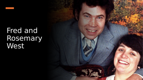 Fred and Rosemary West Lecture | Teaching Resources