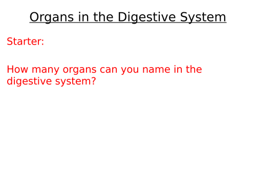 GCSE Biology AQA Digestion and enzymes