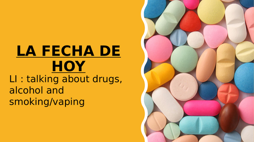 S3 - drugs/alcohol/cigarettes SPANISH