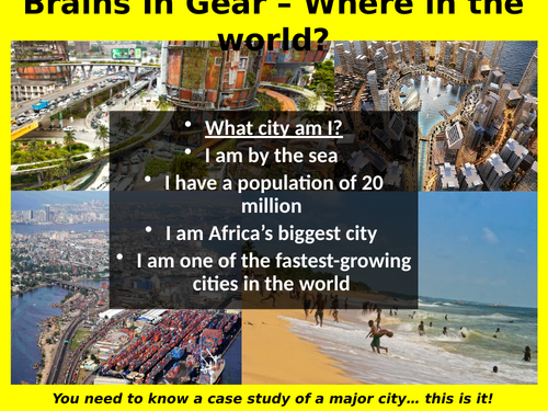 GCSE Geography – Urban issues and challenges -4 - LIC - Urban growth in Nigeria