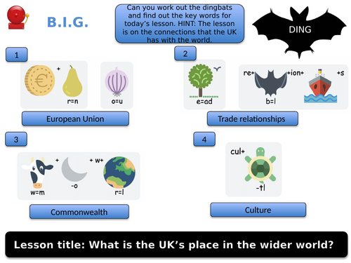 GCSE Geography – Changing economic world - 12 - UK and wider world