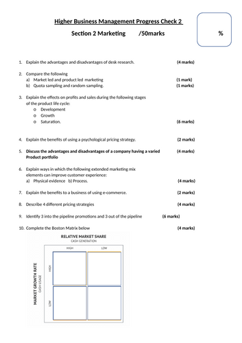 Marketing Assessment