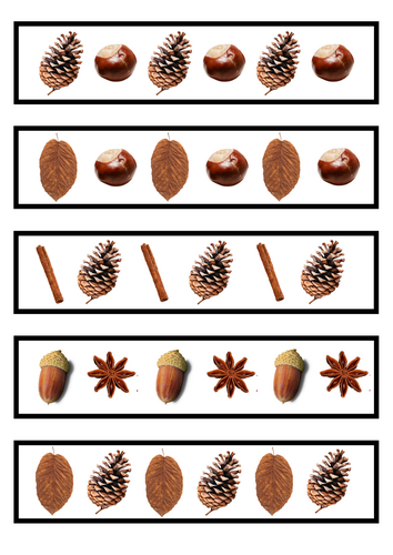 Loose parts repeating pattern