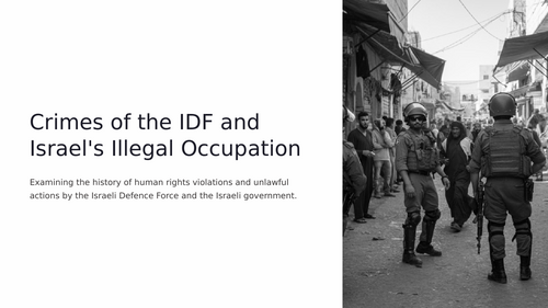 Crimes of IDF