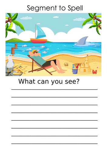 Phonics: What can you see?  Segment to Spell