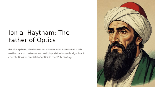 Significant Individuals - Ibn Al Haytham - The Father of Optics ...