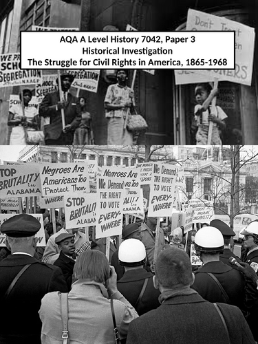 Coursework guide: Civil Rights in America (AQA history A-level)