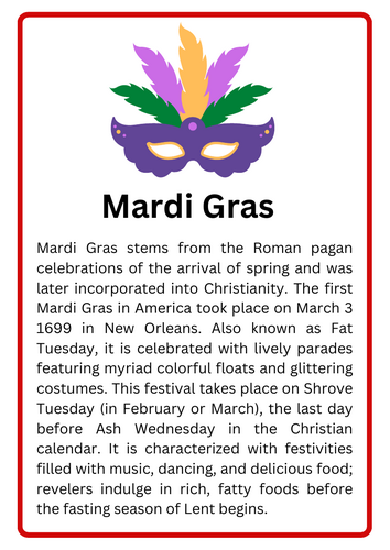 Mardi Gras New Orleans – World Festivals and Celebration – Fat Tuesday