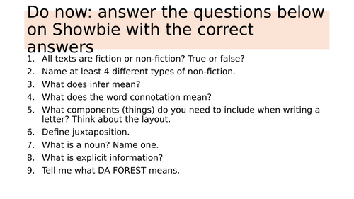 Implicit and Explicit Information Edexcel GCSE Introduction