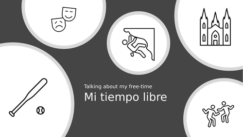 Spanish ppt: Mi tiempo libre (my free time)