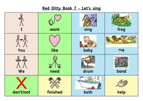 RWI Red Ditty Book 7 - Let's sing resources