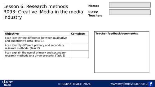 R093 - L6 Workbook (Research methods)