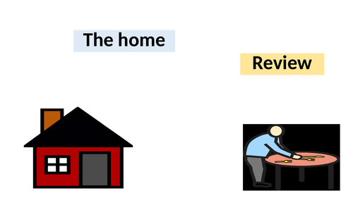 ESL review - The home