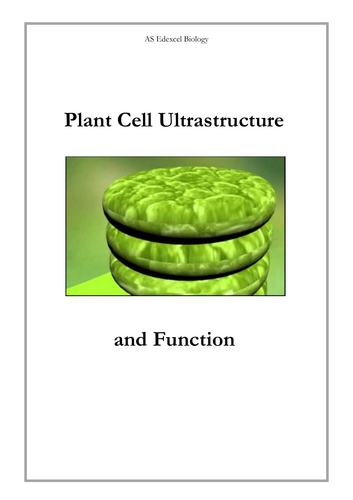 Plant Cells IAS Edexcel Past Paper Questions with Answers