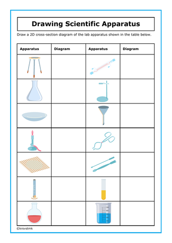 Drawing Scientific Apparatus + Answers