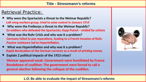 KS5 - Stresemann's reforms