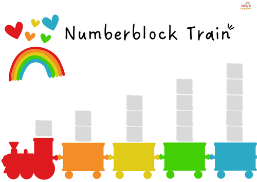 Numberblock Style Train