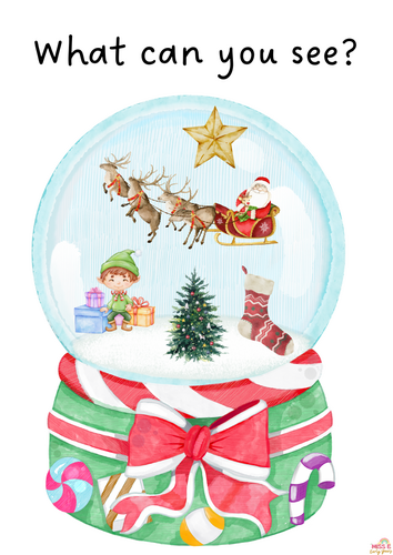 Christmas Snow Globes - What Can You See?