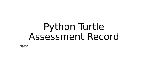 PRIMM Programming using Python Turtle