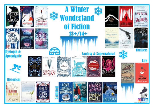 A Winter Wonderland of Fiction booklist ages 7-14