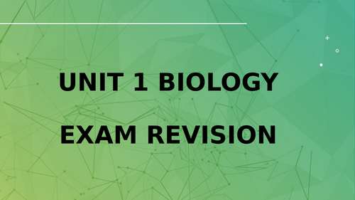 BTEC Unit 1 Biology exam revision presentation