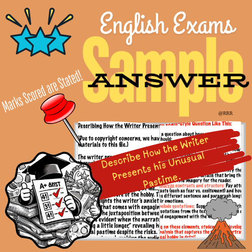 How the Writer Presents: Exam Answer with Bonus Tips for GCSE & IGCSE Students