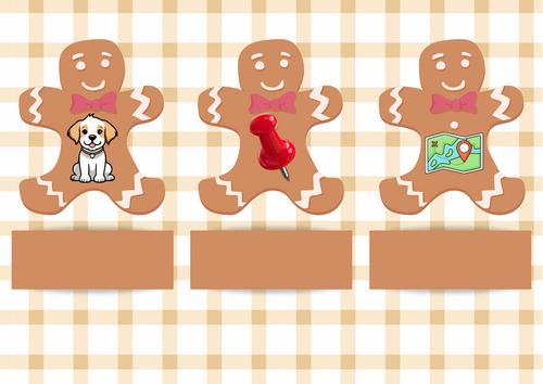 Gingerbread men CVC