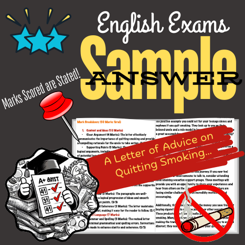 IGCSE Persuasive Letter Answer with Marks Scored Analysed for Secondary School Kids (12+)