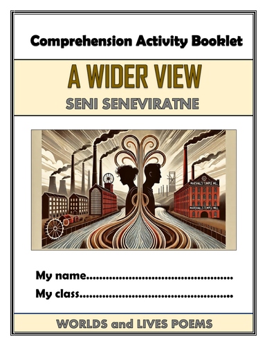 A Wider View - Comprehension Activities Booklet!