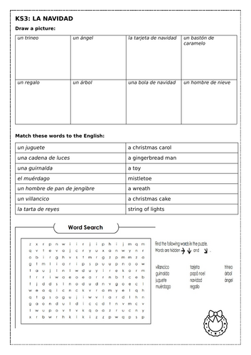 Spanish: La navidad / Christmas