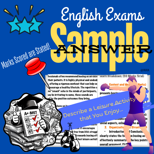 IGCSE Descriptive Writing Answer With "How to Gain Marks"  Strategy for GCSE & IGCSE Kids Provided