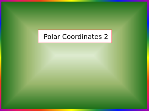 FM - Polar Coordinates 2 - PTH