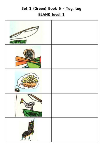 RWI Set 1 (Green) Book 6 - Tug, tug resources