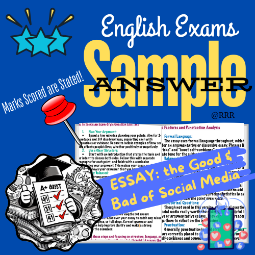 IGCSE Essay: Social Media Pos vs. Cons! Marks Awarded Explained, Language Analysed & Tips for Kids