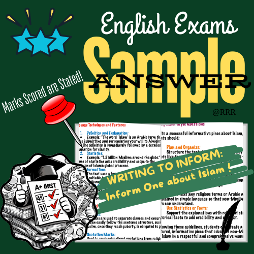 IGCSE Informative Writing Answer with Language Analysed & Tips to Tackle Exams Provided for Kids 12+