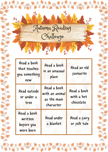 Autumn Reading Challenge