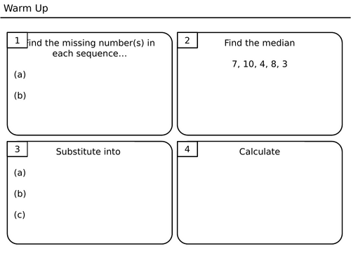 Finding the nth term