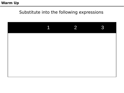 Generating a sequence from an nth term [Linear only]