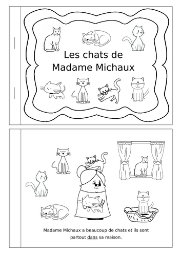 French - Prepositions - Les Chats de Madame Michaux