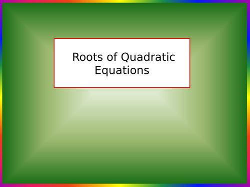 Core-Pure - Roots-of-Polynomials-(Quadratics).pptx